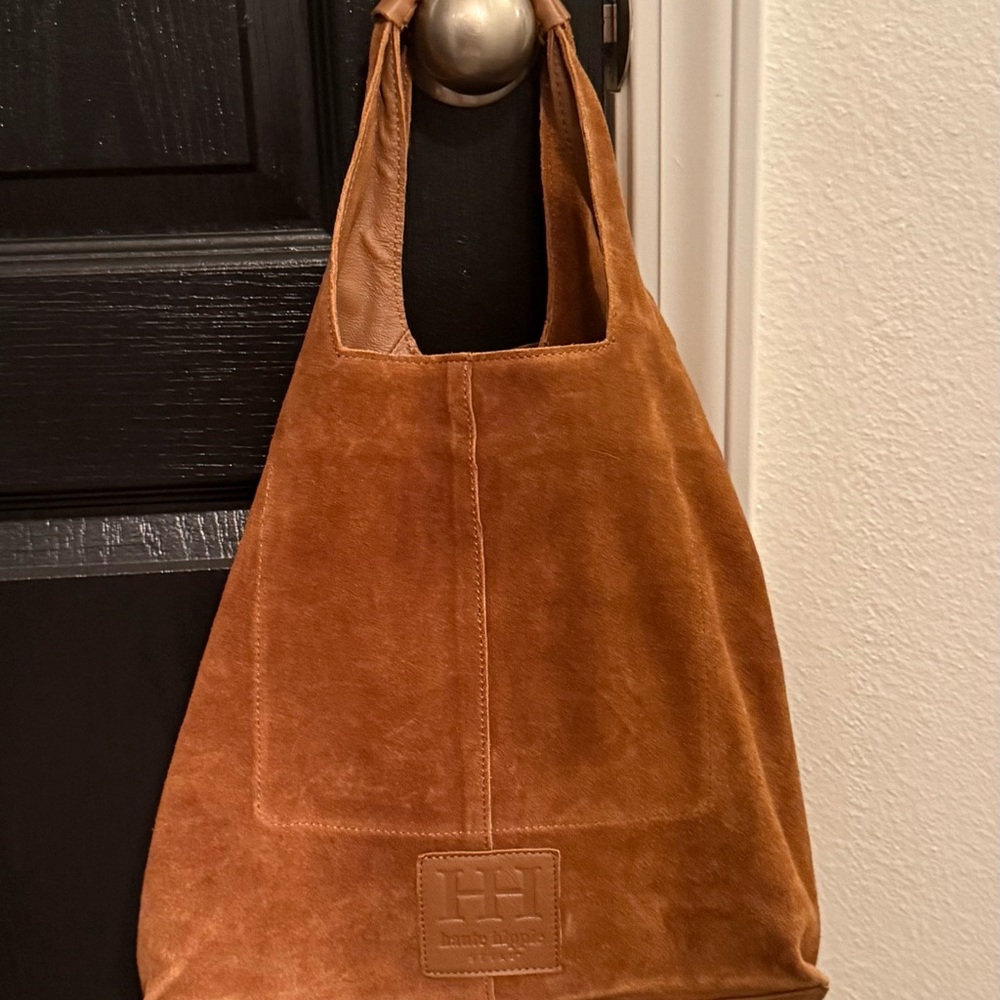 Haute Hippie Tan Suede Tote Bag